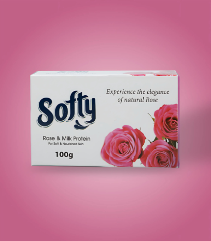 Softy Rose & Milk Protein Beauty Soap